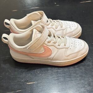 Nike White and Pink Athletic Shoes